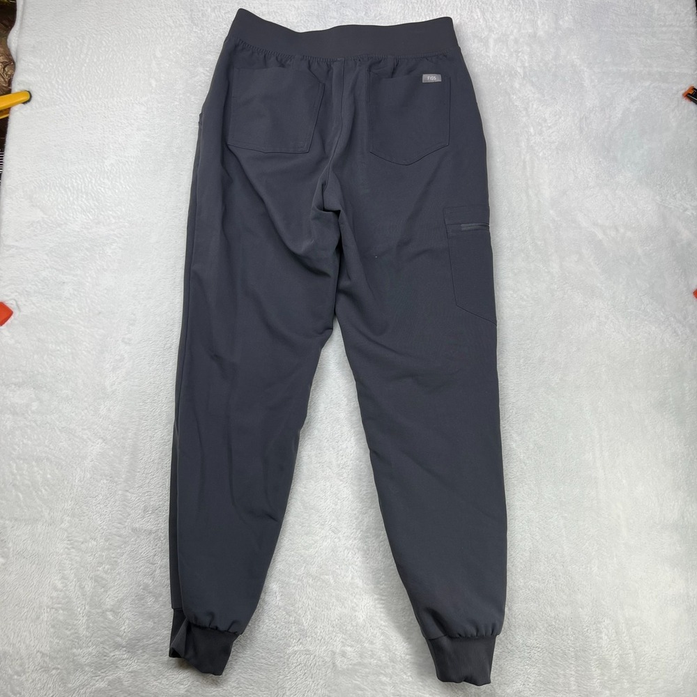 Figs High Waisted Zamora Jogger Scrub Pants Women's Charcoal Drawstring - 28X28 - Picture 2 of 12